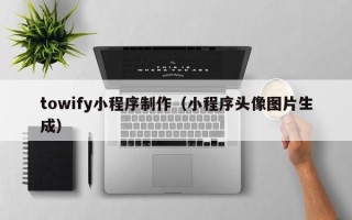 淄博towify小程序制作（小程序头像图片生成）